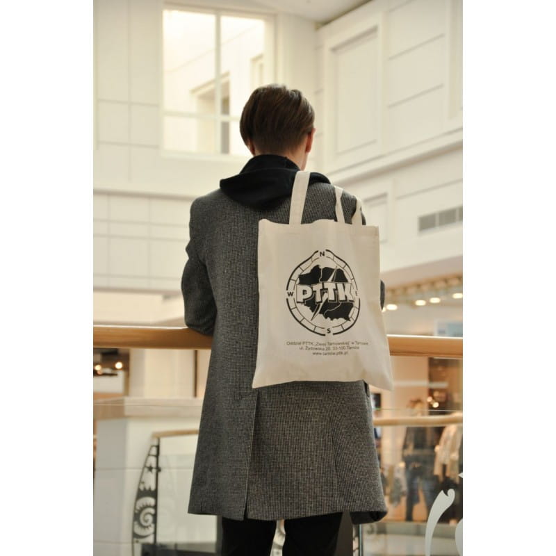 Torba bawełniana naturalna (ecrue) 38x42 cm długie ucho